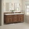 James Martin Vanities 72''Double Vanity, Mid-Century Walnut w/ 3 CM White Zeus Quartz Top 424-V72-WLT-3WZ - alternate 3